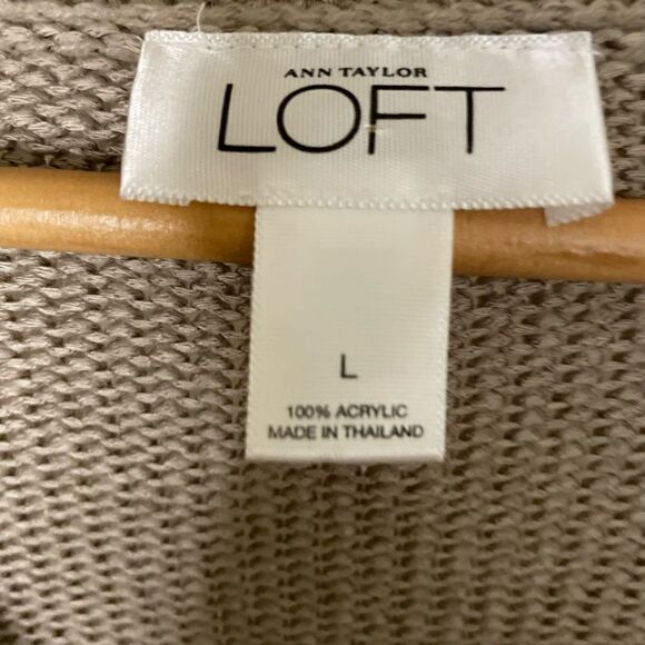 Loft Neutral Beige Sweater - Size Large - Picture 5 of 5
